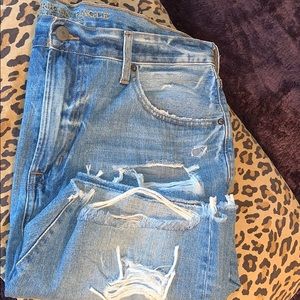 Distressed Denim Jeans Shorts - Men’s Style